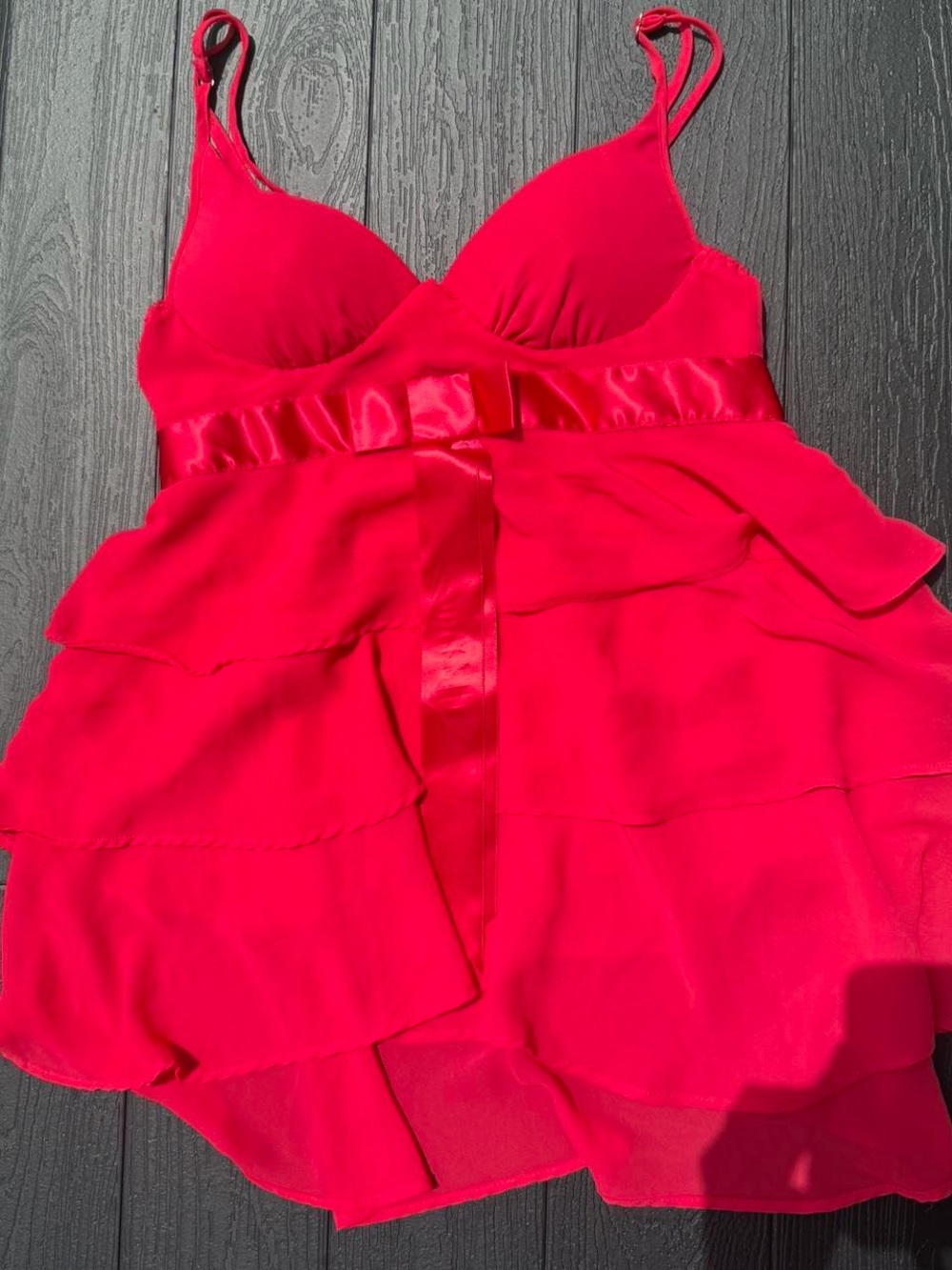 Y2K vintage baby doll slip top